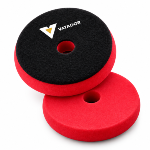 Czarwony pad polerski 125mm FINISH (190 PPI)