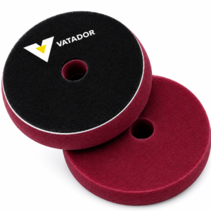 Bordowy pad polerski 125mm ŚREDNIE CIĘCIE (170 PPI)